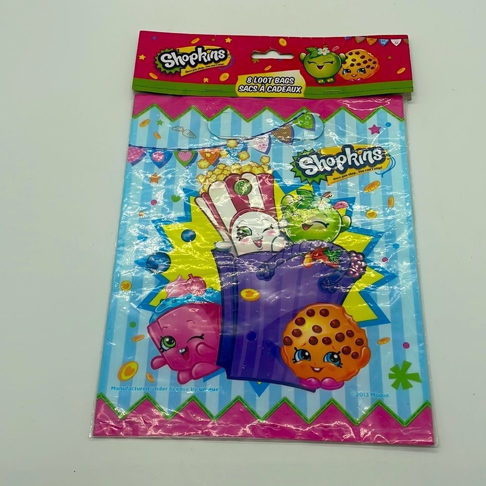 Shopkins Loot Bags 8 ct. NWT